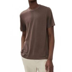 NEW SIMKHAI nathan crewneck tee in mocha